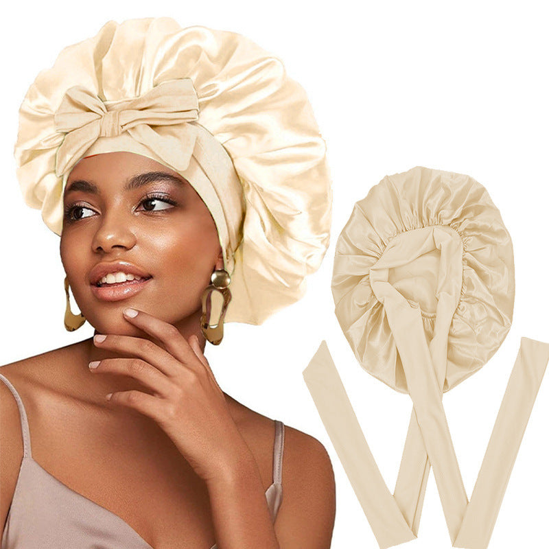 Le Bonnet de Nuit en Satin : Le Rituel Beauté Qui Restaure Vos Cheveux Pendant Votre Sommeil