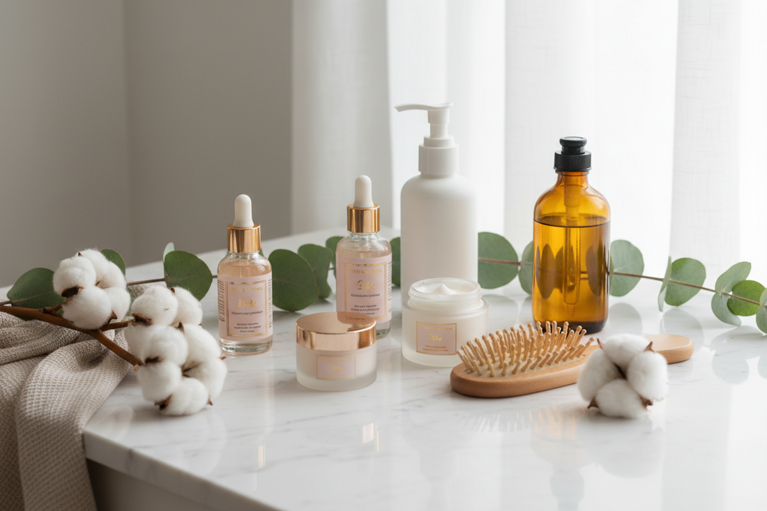 routine soins peau & cheveux AURAYU