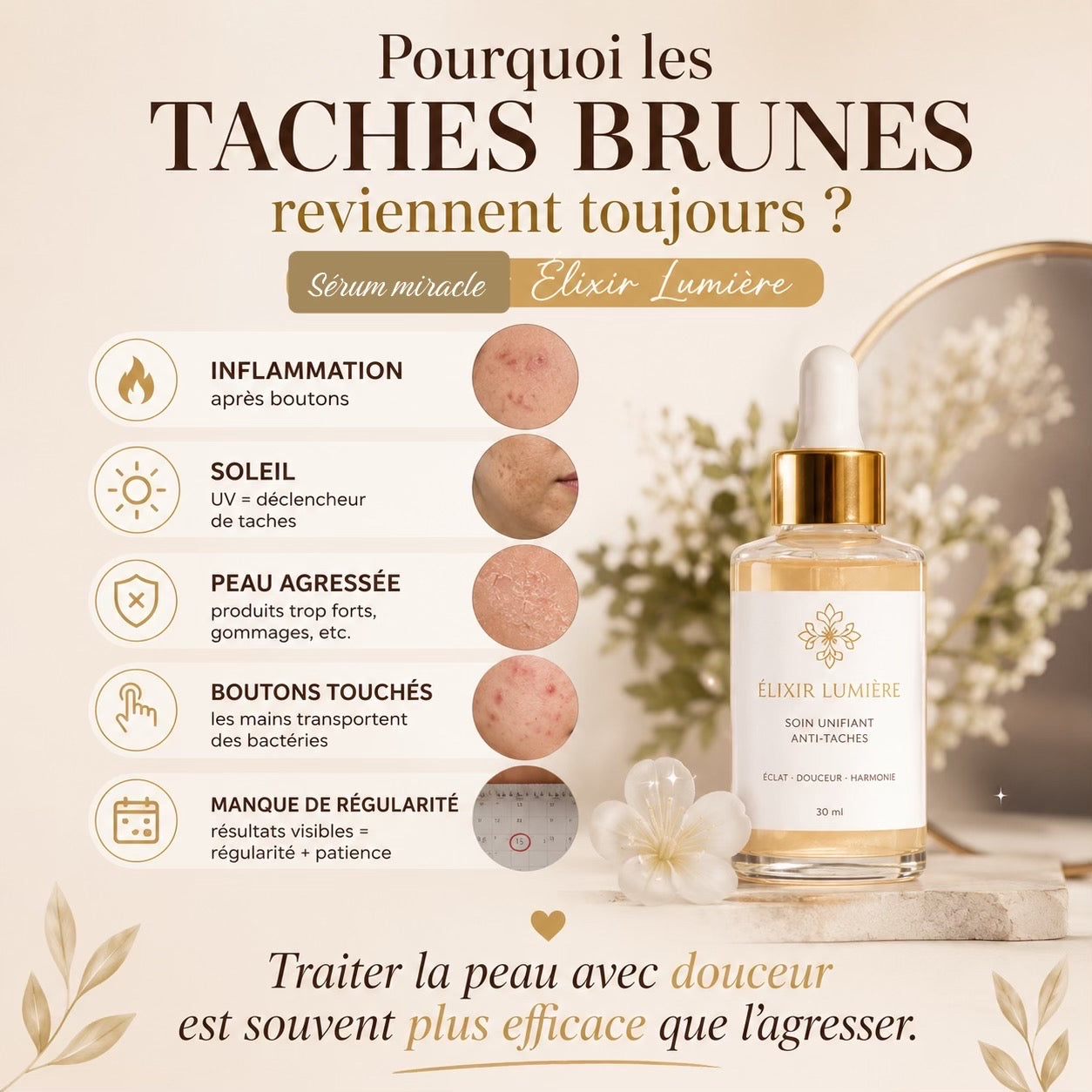 Élixir Lumière (anti tâches brunes)