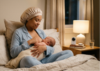Bonnet de nuit en satin à bandeau élastique