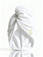 serviette en microfibre pour cheveux AURAYU sechage rapide - anti frisottis