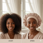 Bonnet de nuit en satin AURAYU