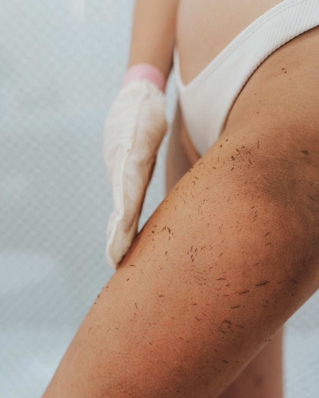 Gant Exfoliant en Soie Végétale