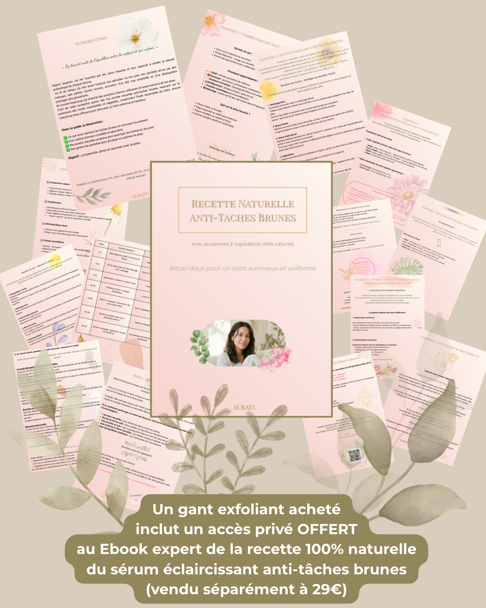 Gant Exfoliant + Guides Sérum "Élixir Lumière & Élixir Jeunesse" Offerts