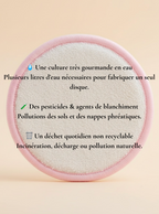 pads demaquillants lavables reutilisables AURAYU