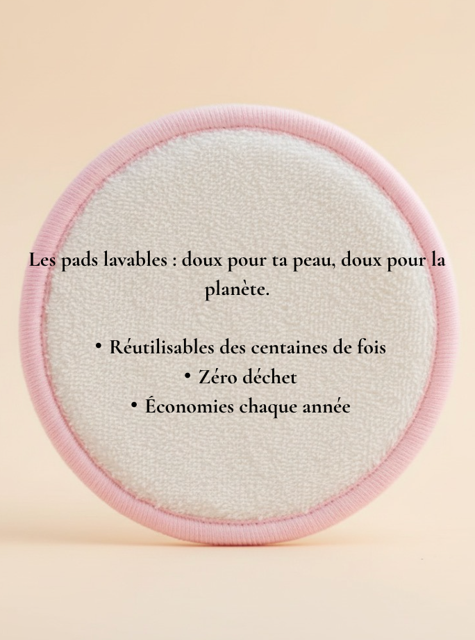 pads demaquillants lavables reutilisables AURAYU