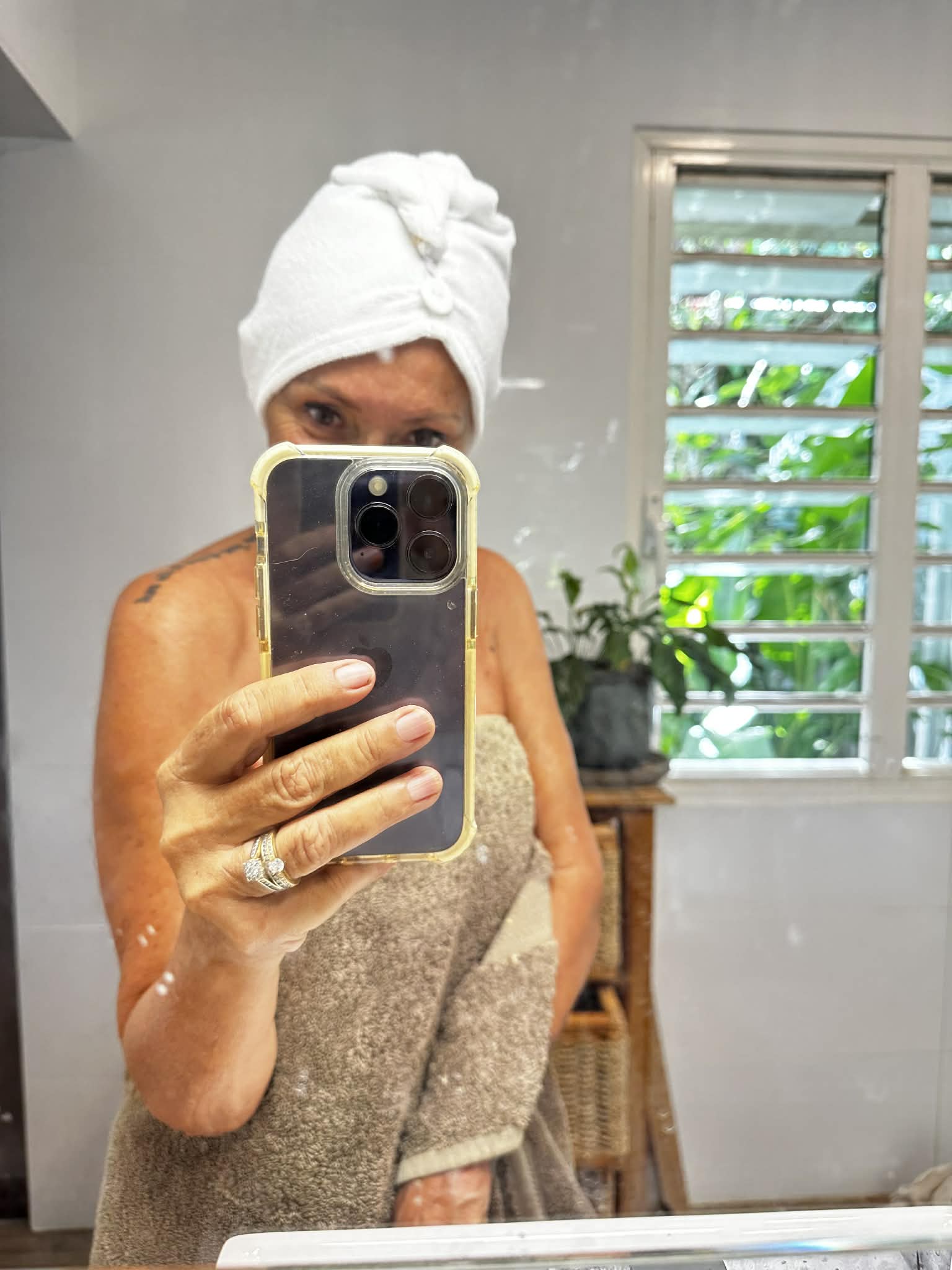 Serviette microfibre pour cheveux