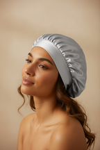 Bonnet de nuit en satin AURAYU