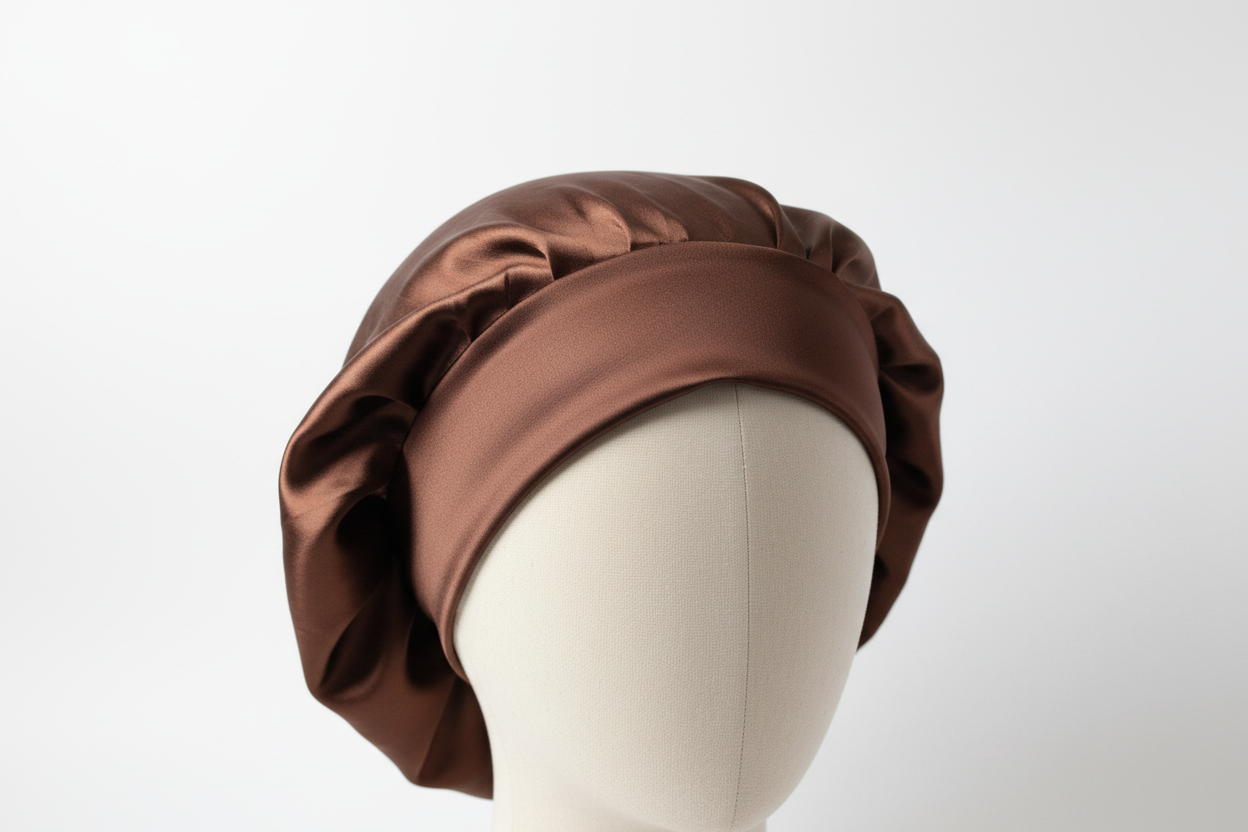 Bonnet de nuit en satin AURAYU