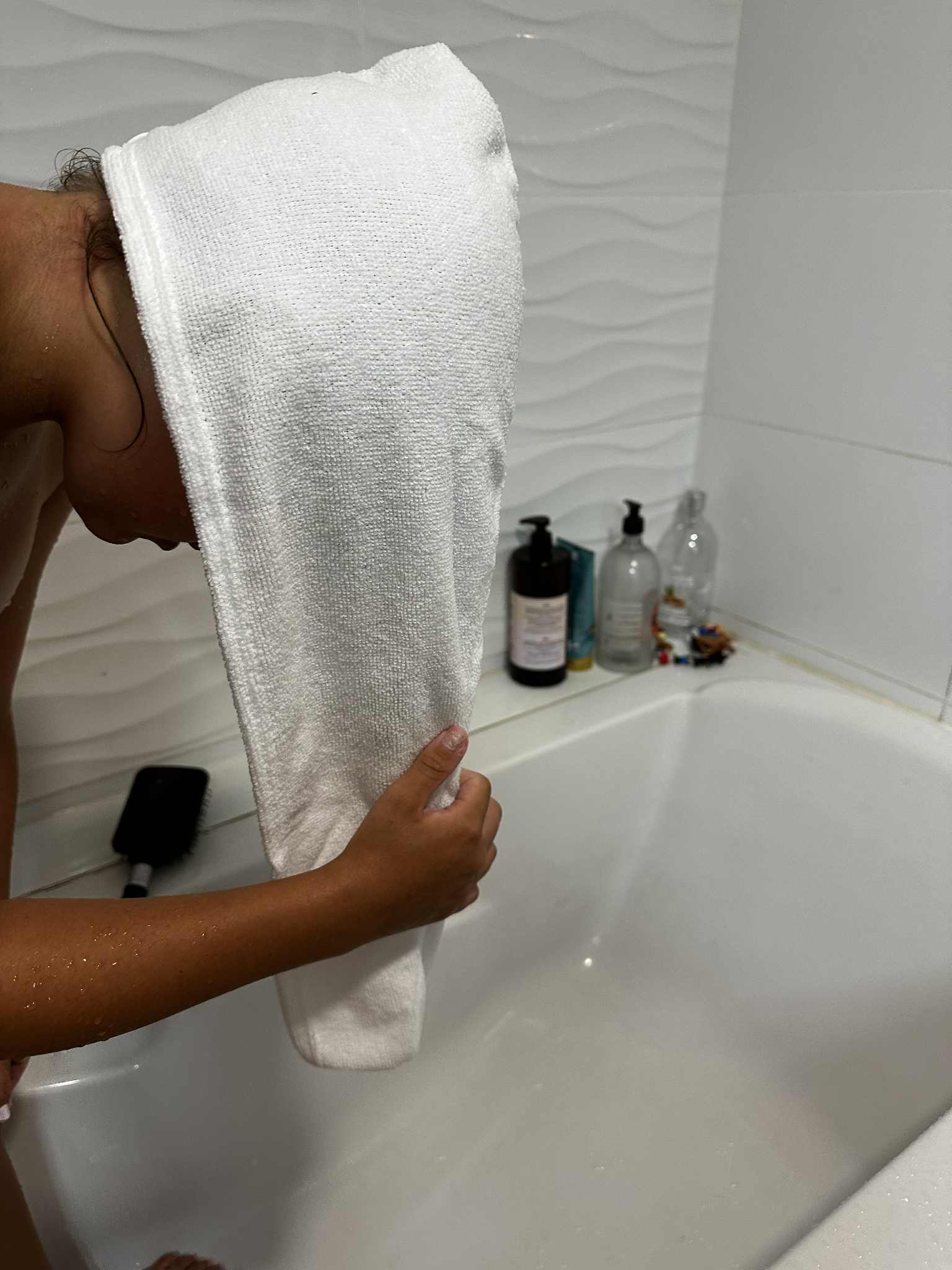 serviette en microfibre pour cheveux AURAYU