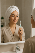 serviette microfibre cheveux aurayu